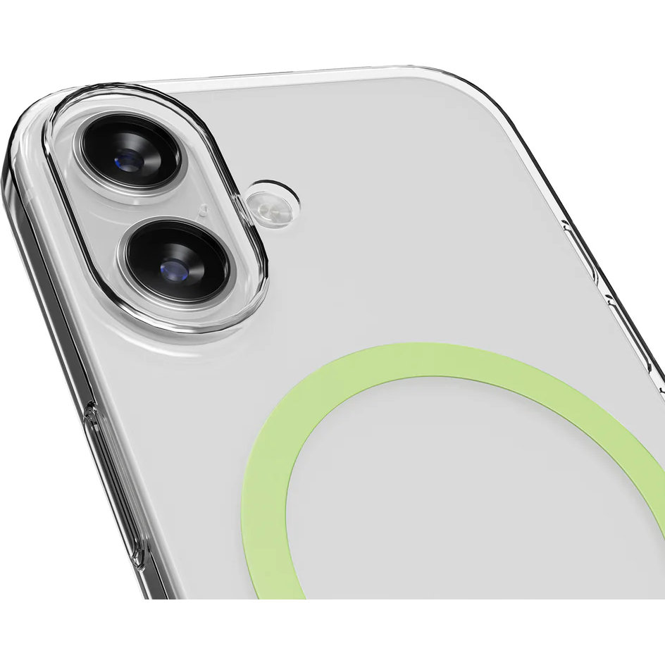 Etui Puro Lite Mag Pro do iPhone 17, przezroczysto-zielone