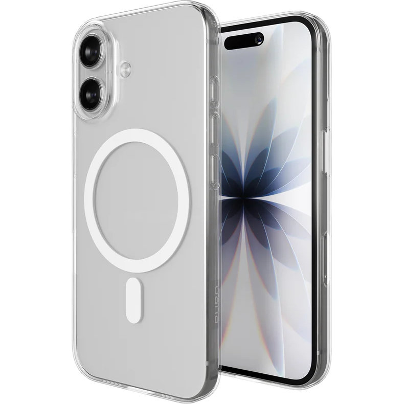 Etui Puro Lite Mag Pro do iPhone 17, przezroczysto-białe