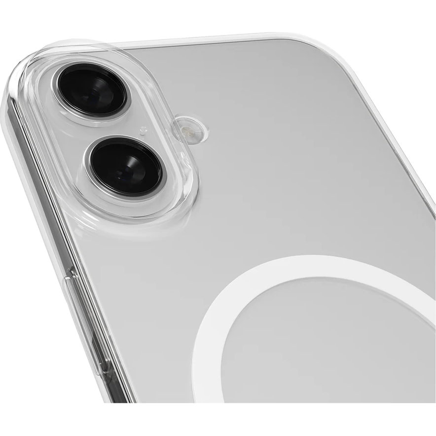 Etui Puro Lite Mag Pro do iPhone 17, przezroczysto-białe