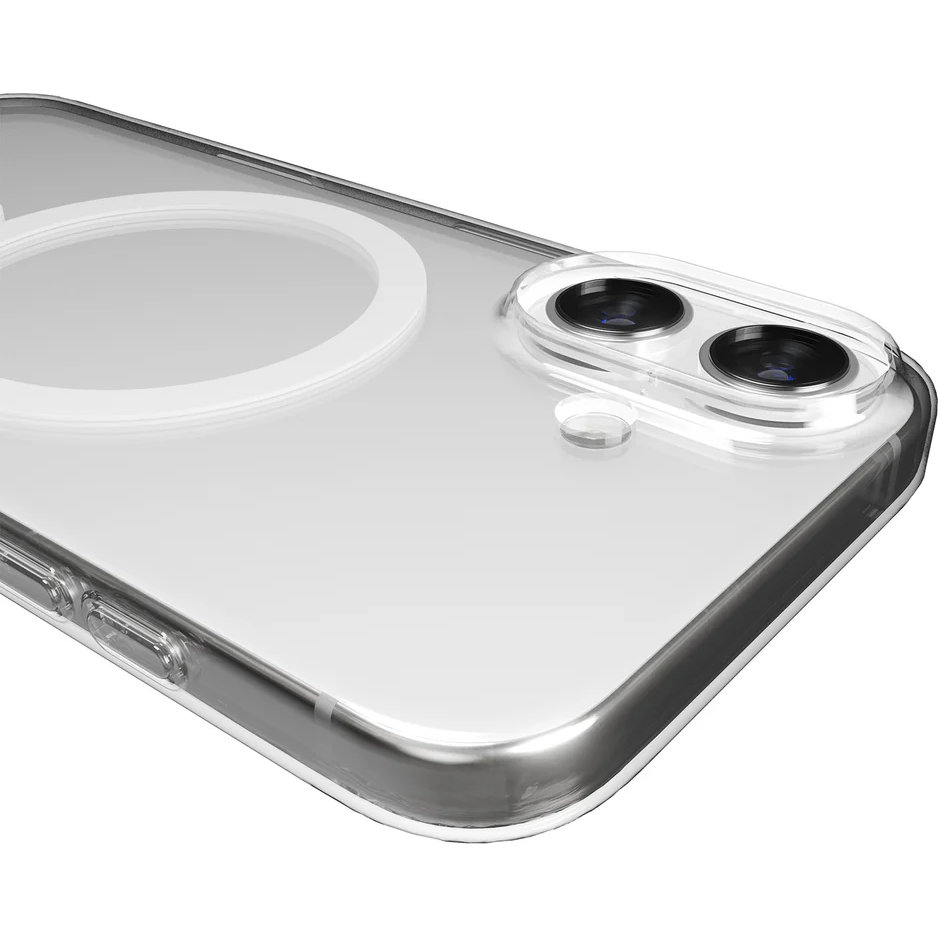 Etui Puro Lite Mag Pro do iPhone 17, przezroczysto-białe
