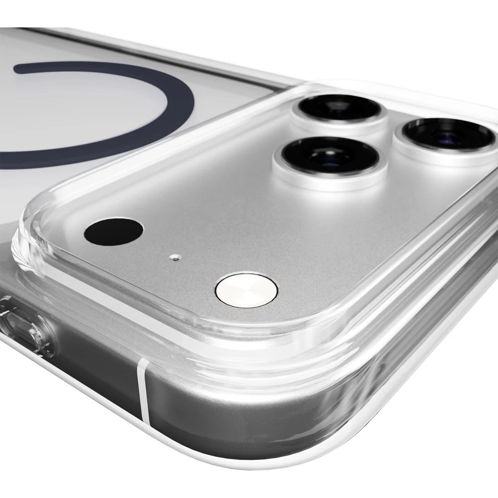 Etui Puro Lite Mag Pro do iPhone 17 Pro, niebiesko-przezroczyste