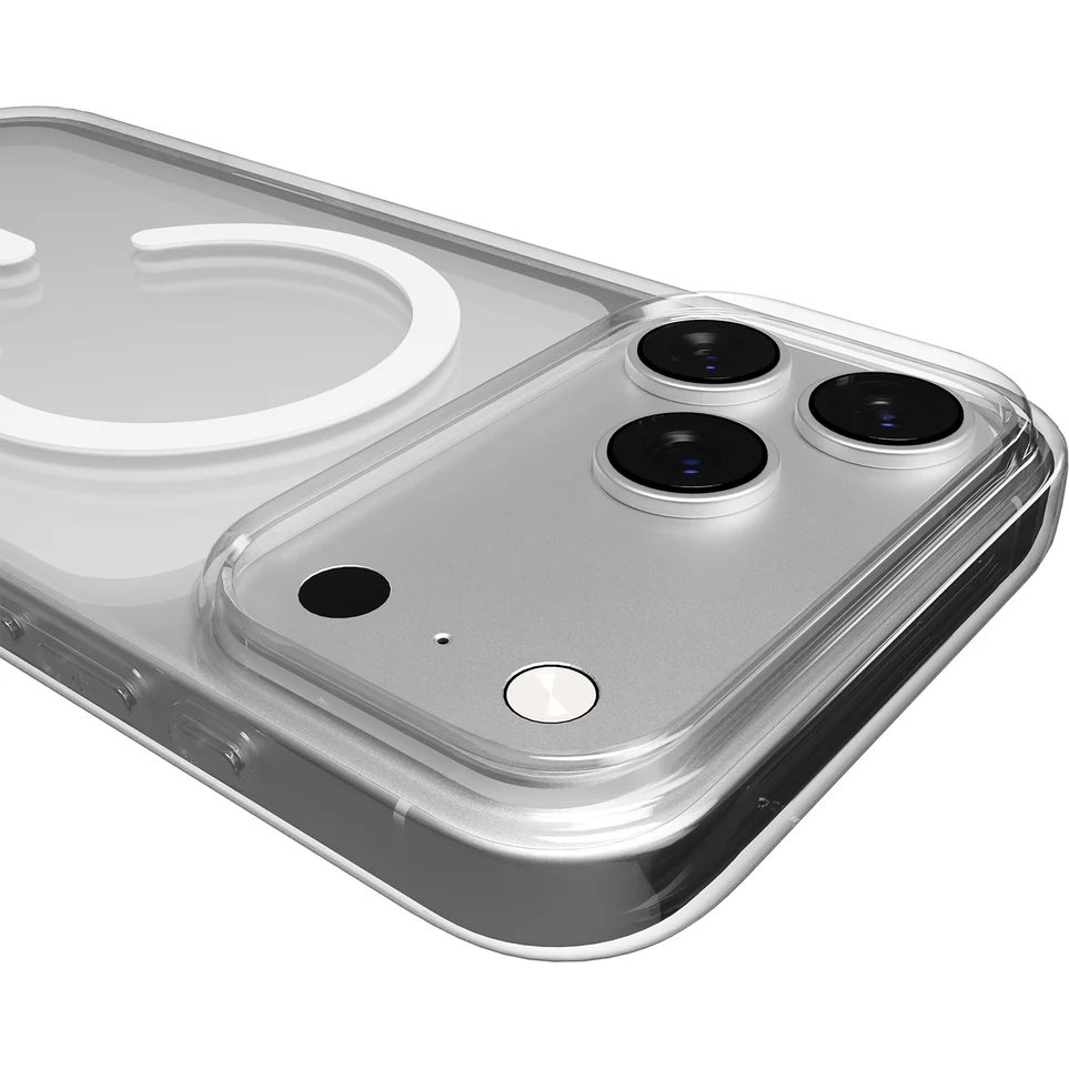 Etui Puro Lite Mag Pro do iPhone 17 Pro, przezroczysto-białe