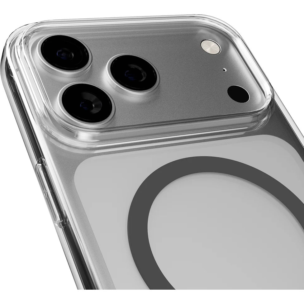 Etui Puro Lite Mag Pro do iPhone 17 Pro Max, przezroczysto-szare