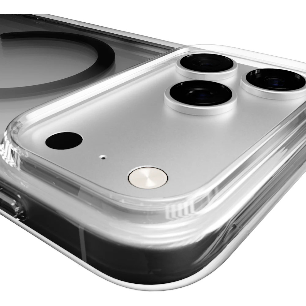 Etui Puro Lite Mag Pro do iPhone 17 Pro Max, przezroczysto-szare
