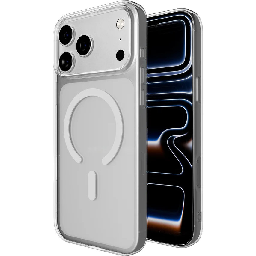 Etui Puro Lite Mag Pro do iPhone 17 Pro Max, przezroczysto-białe