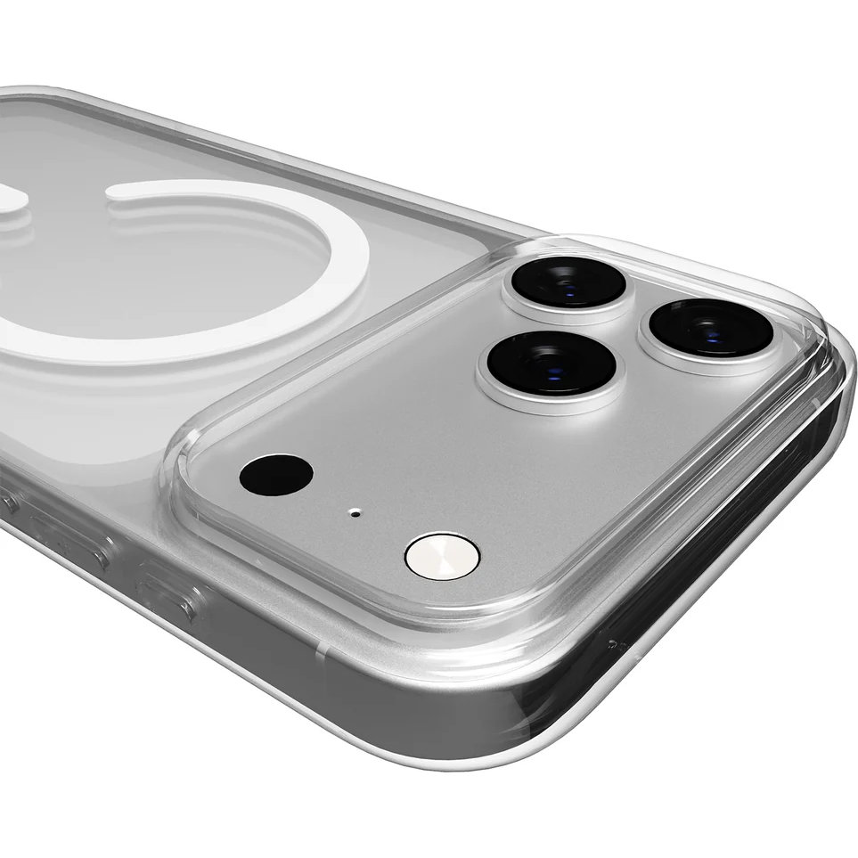 Etui Puro Lite Mag Pro do iPhone 17 Pro Max, przezroczysto-białe