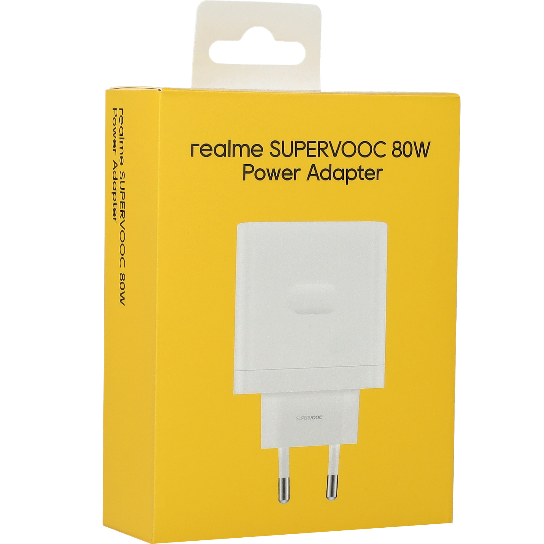 Ładowarka sieciowa USB-A 80W, Realme SuperVOOC Charger, biała