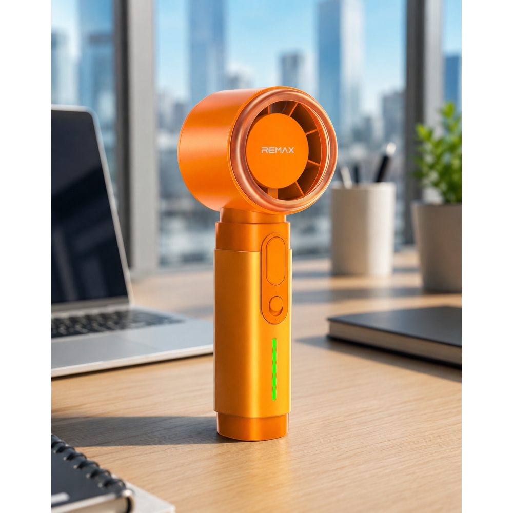 Wiatrak Remax Handheld Fan RS-SF23 w kolorze niebieskim
