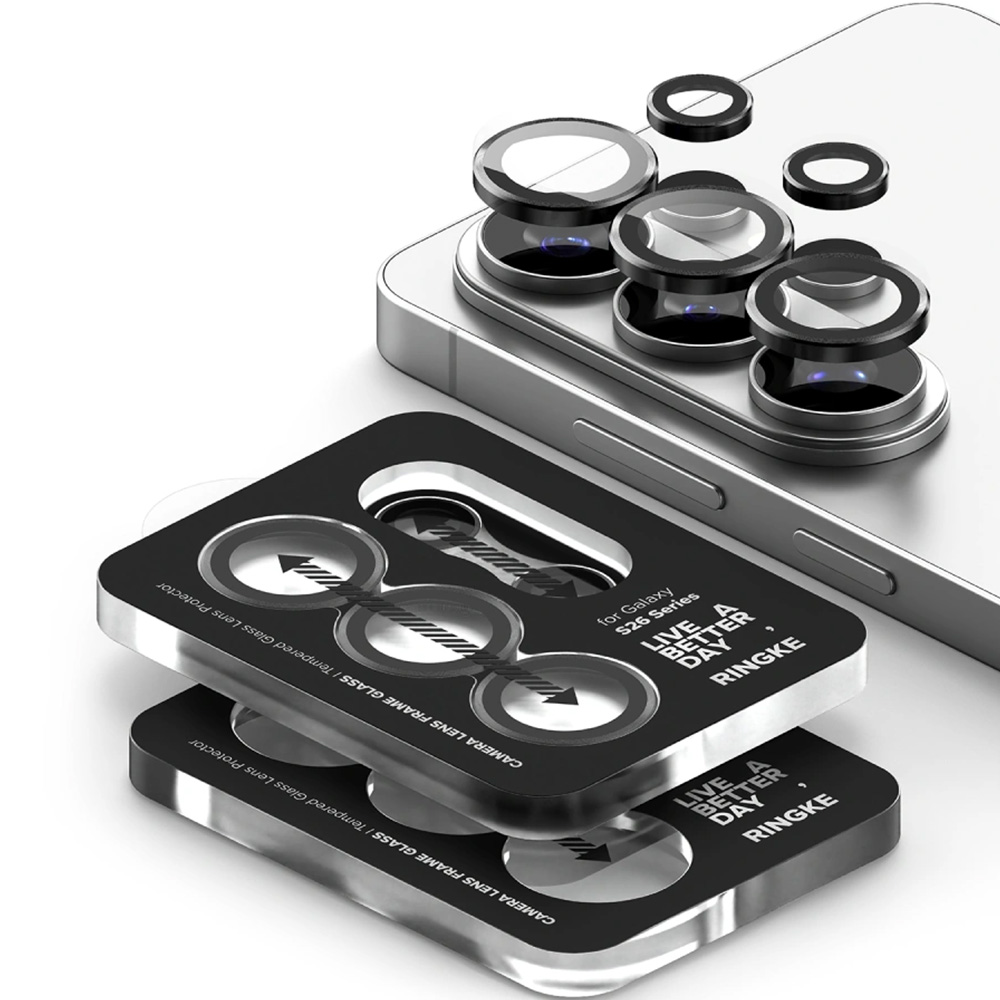 Nakładki na aparat Ringke Camera Lens Frame Glass 2-Pack do Galaxy S26 Ultra, 2 sztuki, -