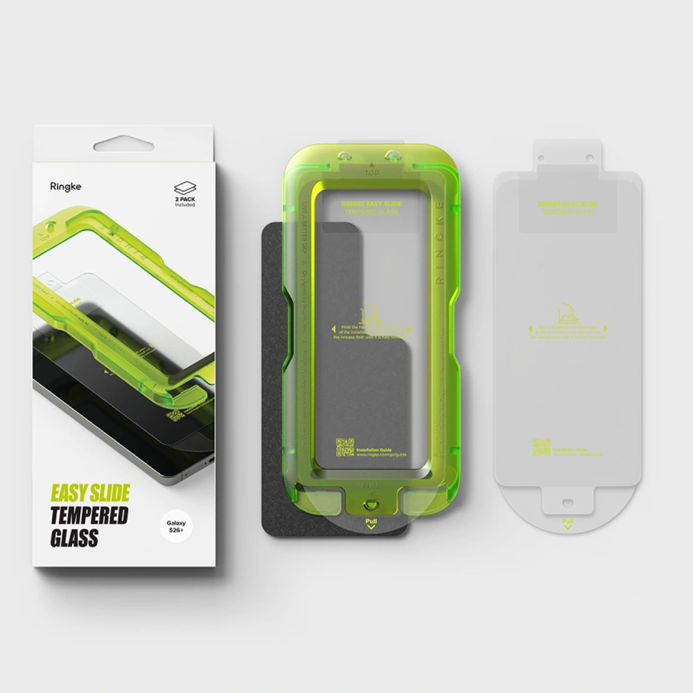 Szkło hartowane na ekran z aplikatorem Ringke Easy Slide 2-Pack do Galaxy S26 Plus