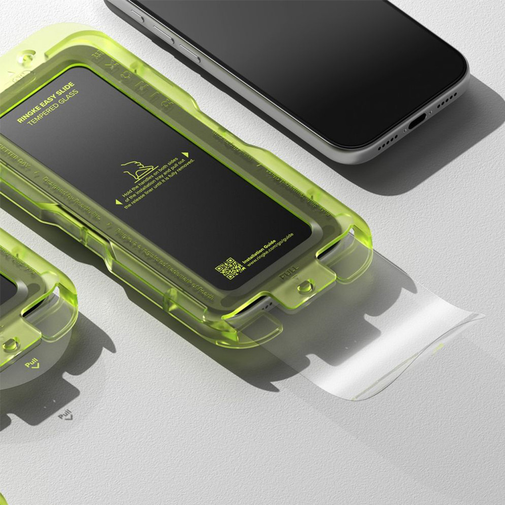 Szkło hartowane na ekran z aplikatorem Ringke Easy Slide 2-Pack do iPhone 17 Pro Max