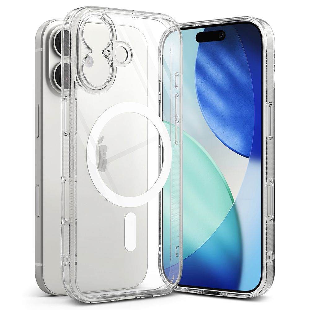 Etui Ringke Fusion Magnetic do iPhone 17, przezroczyste