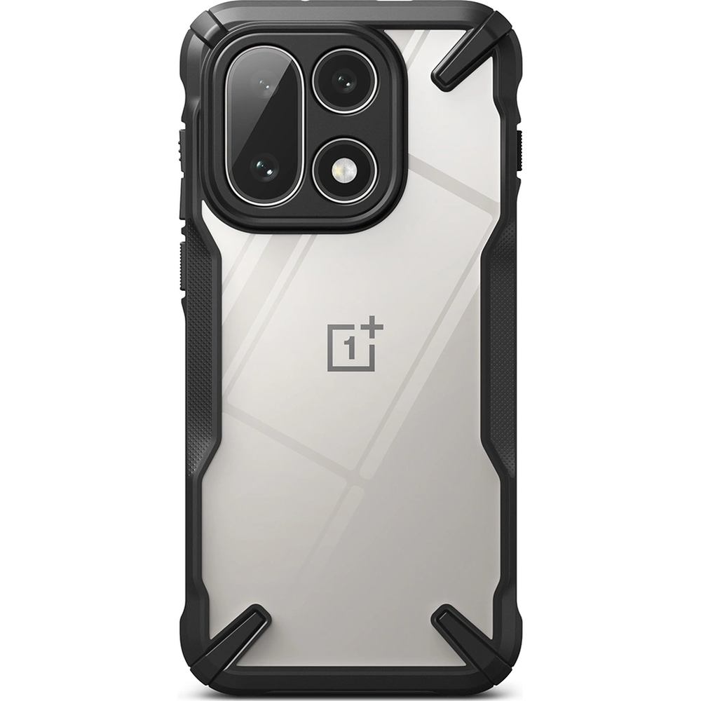 Etui Ringke Fusion X Magnetic do MagSafe do OnePlus 15, czarno-przezroczyste