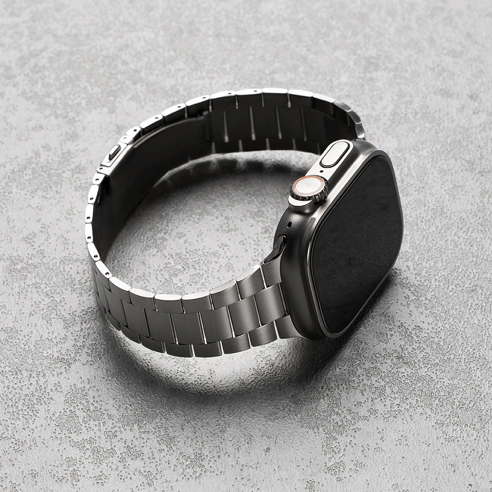 Ringke Metal One Air, regulowana stalowa bransoleta do smartwatcha, wygodna, srebrna