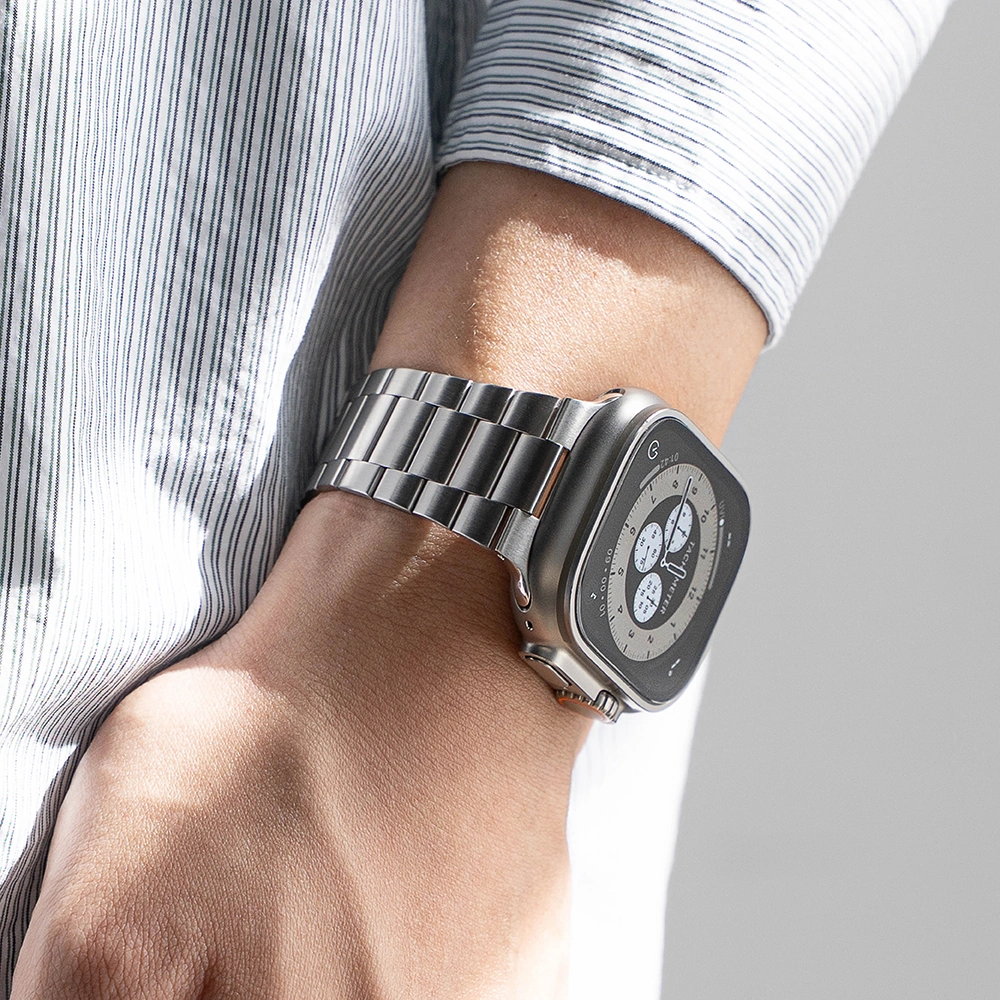 Ringke Metal One Air, uniwersalna bransoleta do smartwatcha, stylowa, srebrna