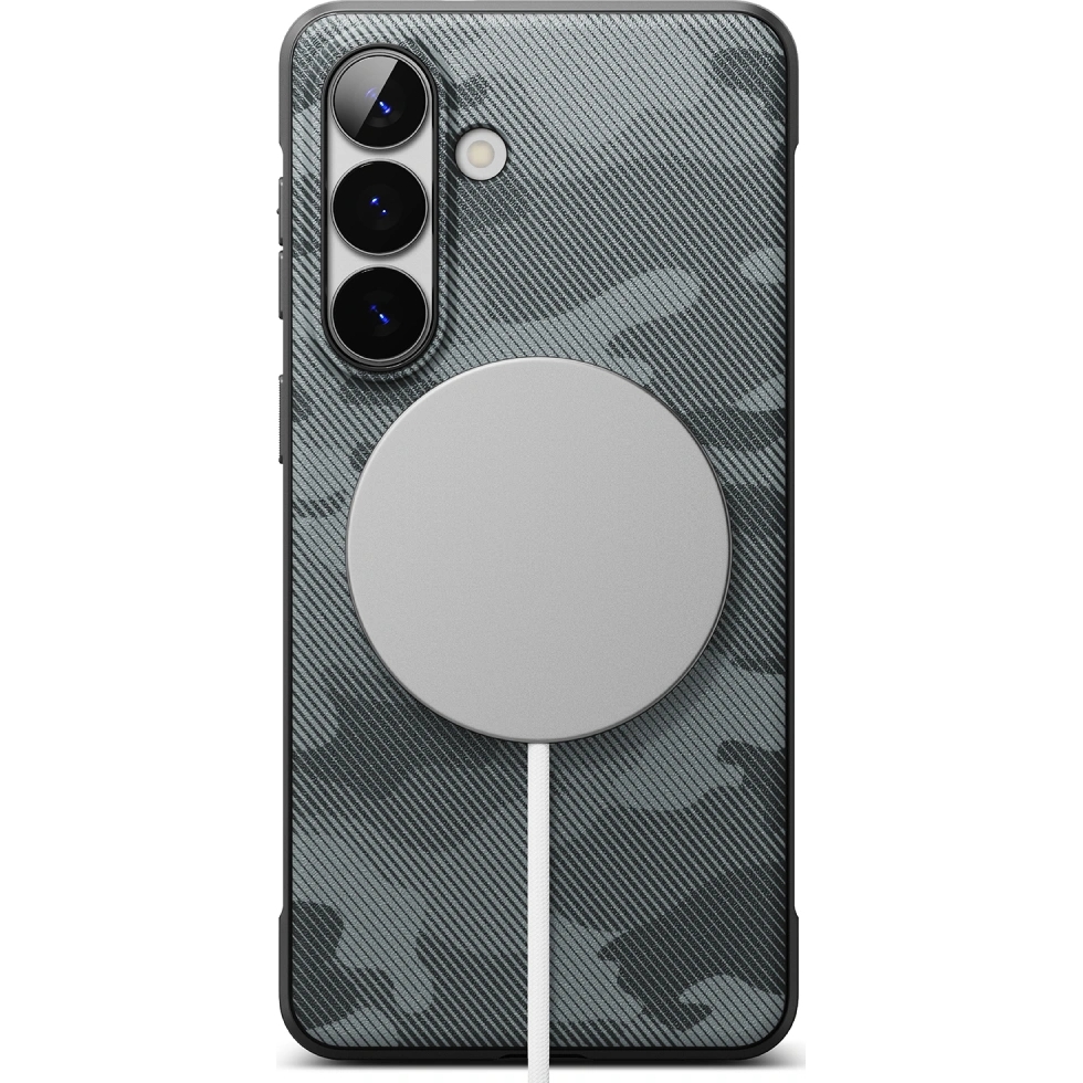Etui od marki Rearth Ringke z serii Onyx Magnetic do Galaxy S26, szaro-czarne moro