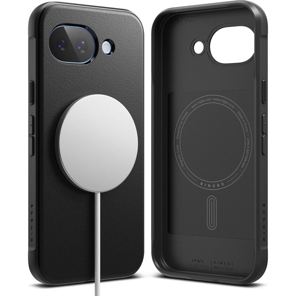 Etui od marki Rearth Ringke z serii Onyx Magnetic do Google Pixel 10a, czarne