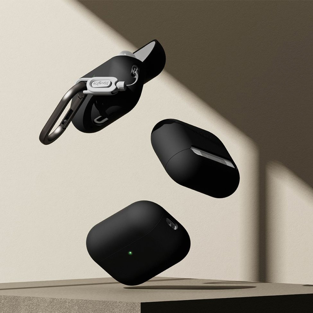 Etui Ringke Silicone do Apple AirPods Pro 3, czarne