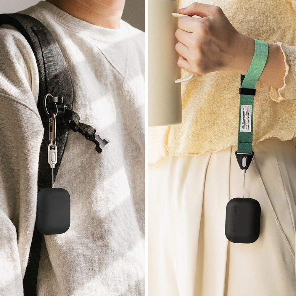 Etui Ringke Silicone do Apple AirPods Pro 3, czarne