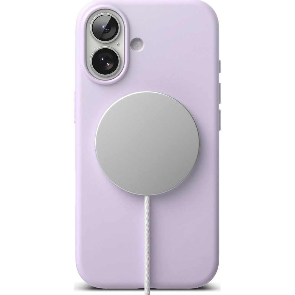 Etui Ringke Silicone Magnetic do iPhone 17, fioletowe