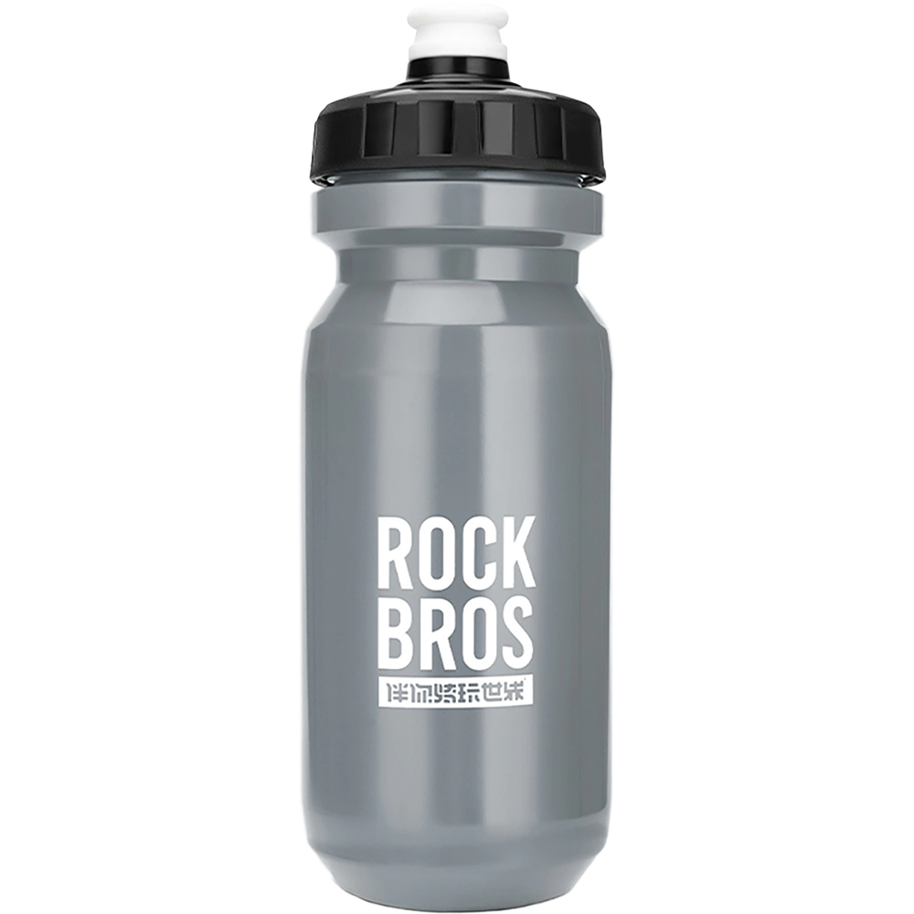 Rockbros Bidon 600 ml, funkcjonalny bidon sportowy na rower trening, szary