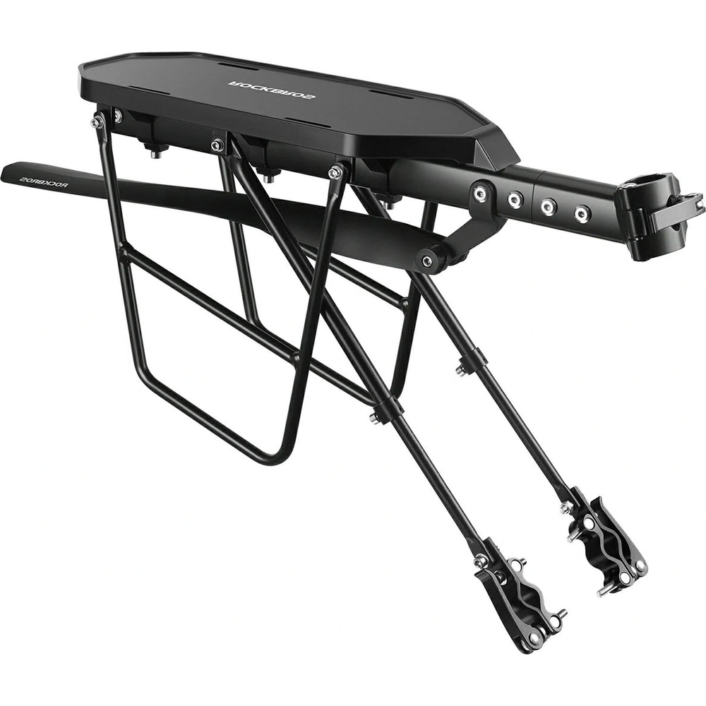Bagażnik rowerowy Rockbros RBHJ-1 Black Diamond z błotnikiem, czarny