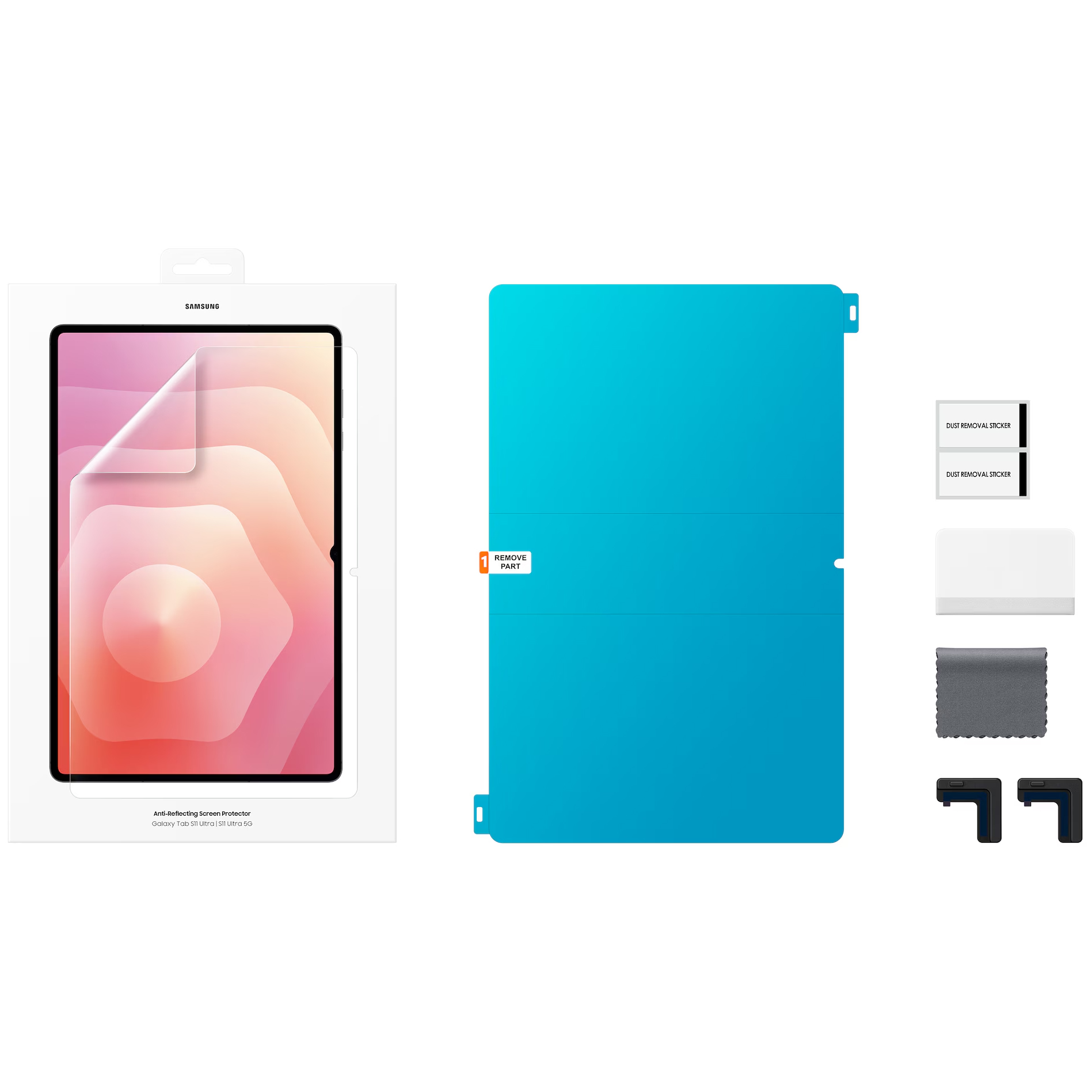 Folia ochronna antyrefleksyjna na ekran Samsung Anti-Reflecting Film Screen Protector do Galaxy Tab S11 Ultra, przezroczysta