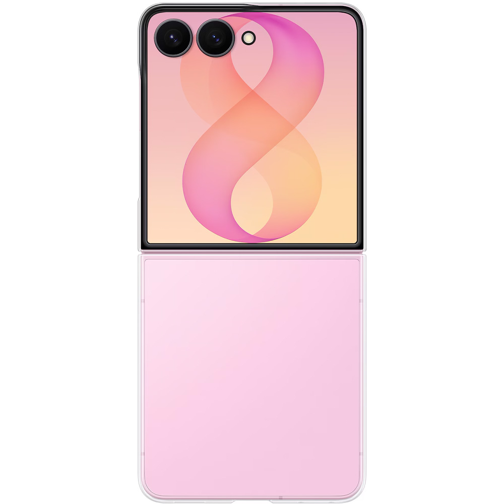 Oryginalne etui Samsung Clear Case do Galaxy Z Flip8, przezroczyste