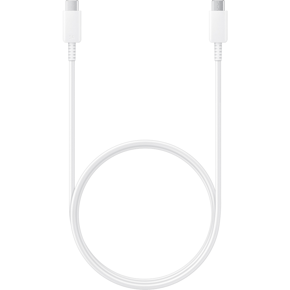 Samsung Data Cable 5A, szybkie ładowanie USB-C stabilne zasilanie wydajne, biały