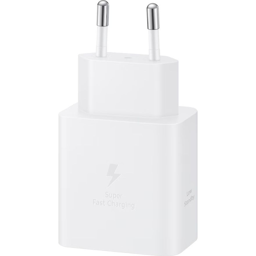 Ładowarka sieciowa GaN Samsung Power Adapter 45W, 1x USB-C, PD, PPS, biała