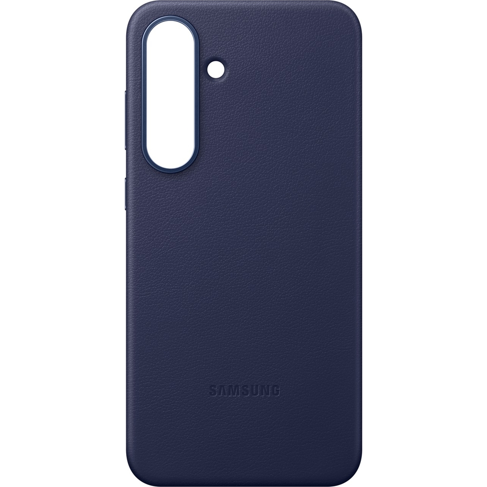 Samsung KindSuit Case do Samsung Galaxy S25 FE, to nowoczesne etui z ekoskóry, eleganckie i minimalistyczne w kolorze ciemnoniebieskie. Doskonale łączy w sobie styl z funkcjonalnością. Jego gładka, przyjemna w dotyku faktura sprawia, że każde użycie to czysta przyjemność.