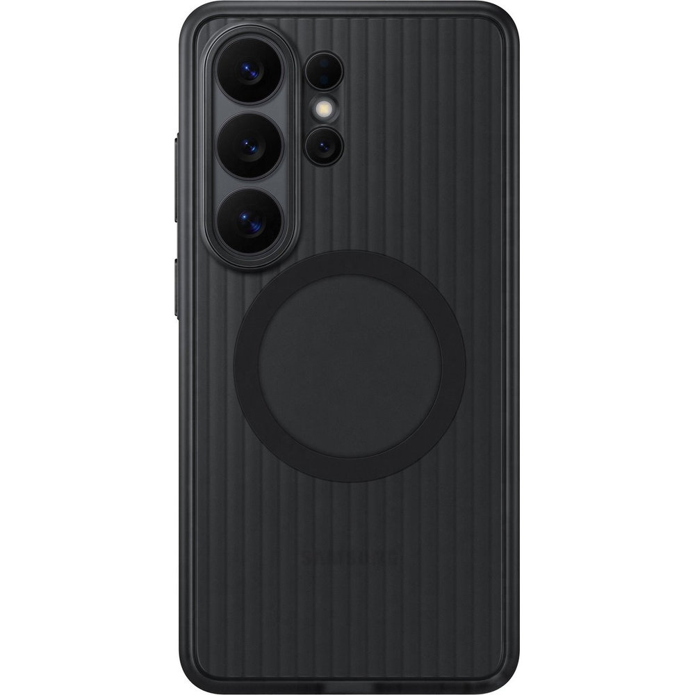 Etui Samsung Rugged Magnet Case do Galaxy S26 Ultra, półprzezroczyste z czarnym