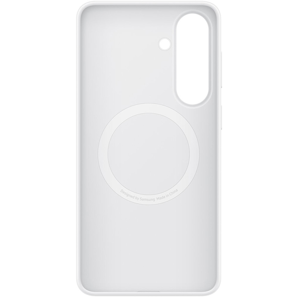 Oryginalne etui Samsung Silicone Magnet Case do Galaxy S26 Plus, do MagSafe, białe