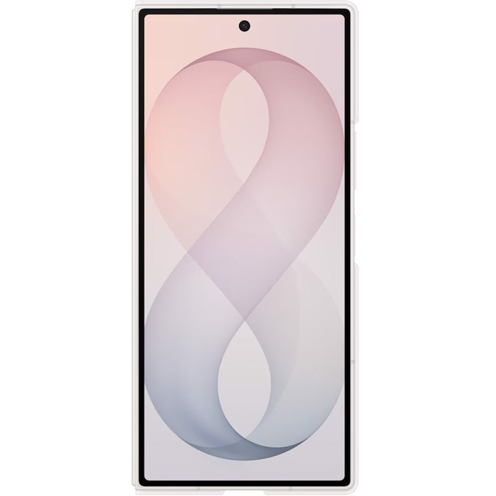 Etui + 2x folia antyrefleksyjna Samsung Silicone Magnet Case do Galaxy Z Fold8 Ultra, do MagSafe, białe