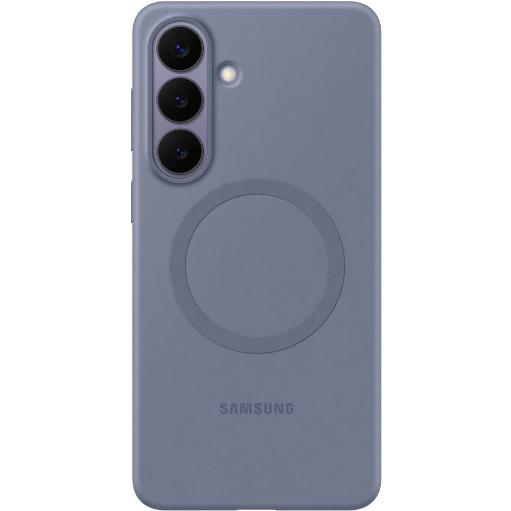 Oryginalne etui Samsung Silicone Magnet Case do Galaxy S26, do MagSafe, niebieskie