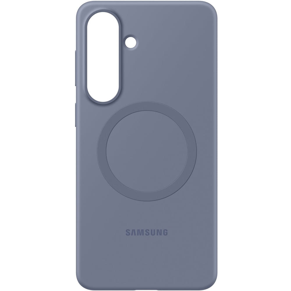 Oryginalne etui Samsung Silicone Magnet Case do Galaxy S26, do MagSafe, niebieskie