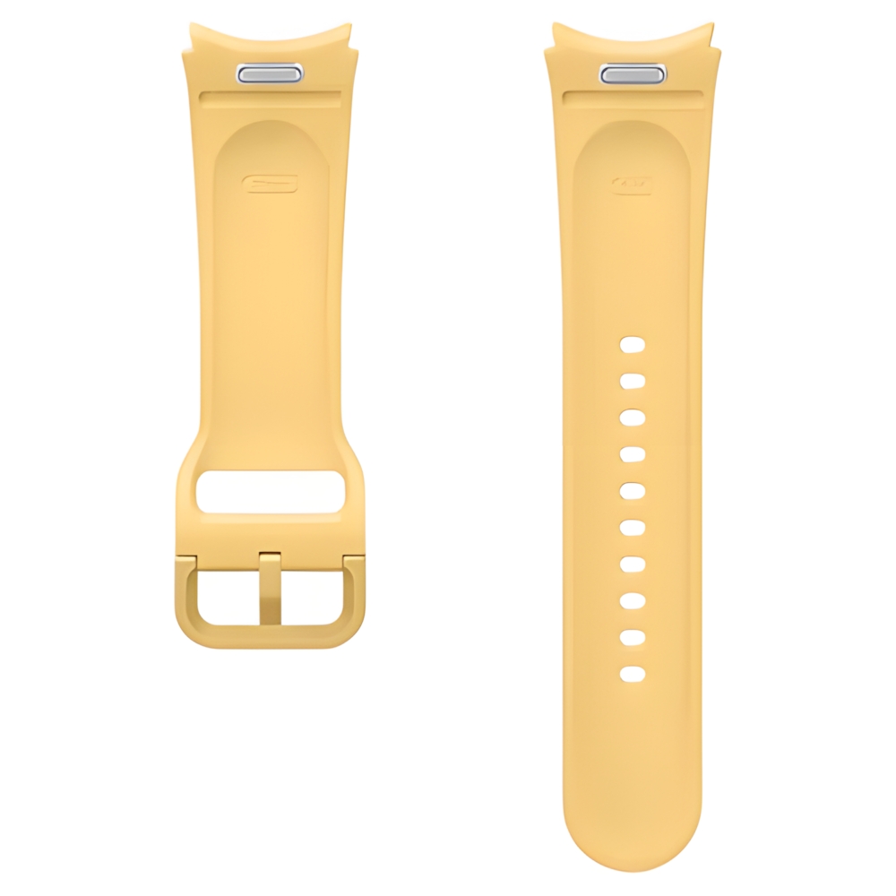 Pasek Samsung do zegarka z serii Sport Band One Click S/M do Samsung Galaxy Watch FE/7/6/6 Classic/5 Pro/5/4/4 Classic, żółty