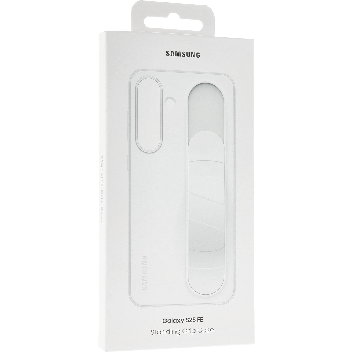 Etui Samsung Silicone Standing Grip Case do Samsung Galaxy S25 FE, białe