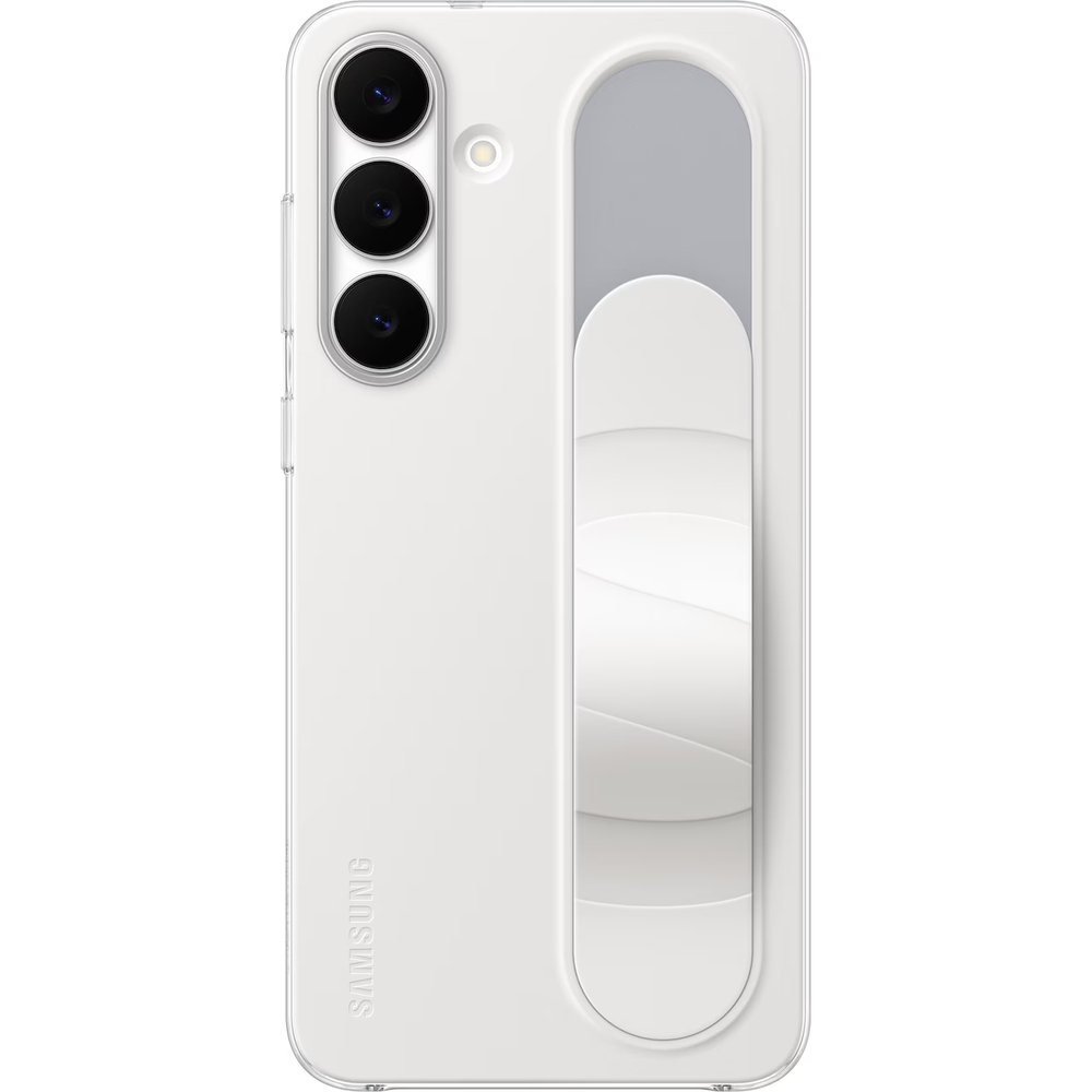 Etui Samsung Silicone Standing Grip Case do Samsung Galaxy S25 FE, białe