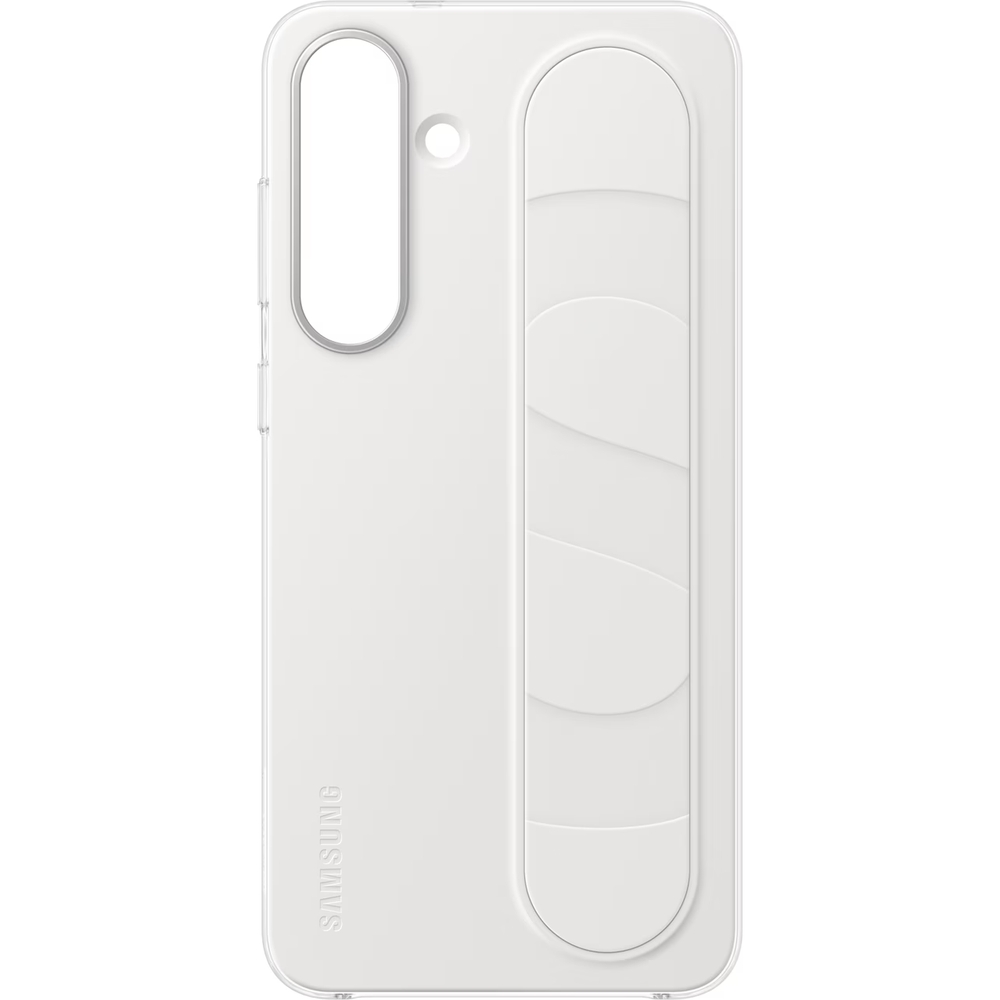 Etui Samsung Silicone Standing Grip Case do Samsung Galaxy S25 FE, białe