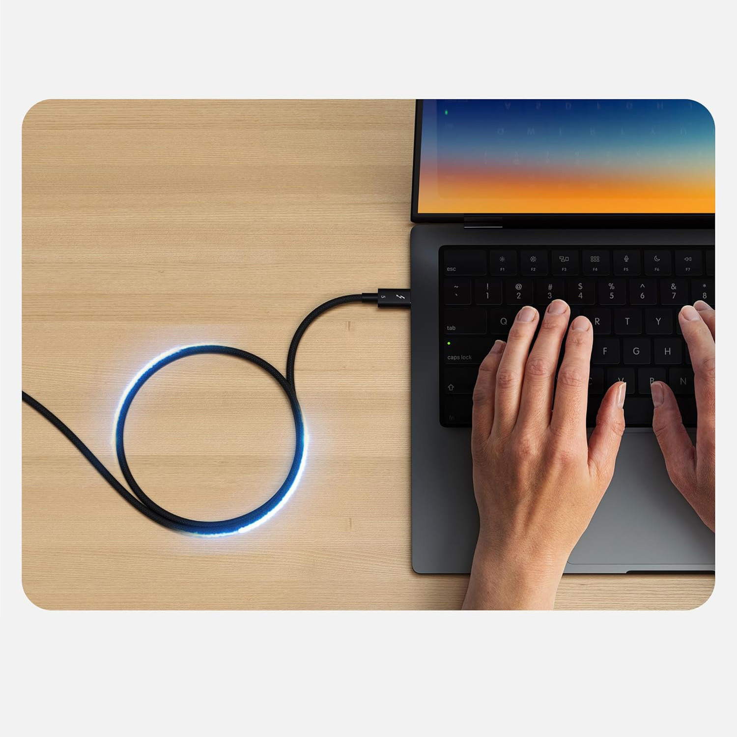 Kabel Thunderbolt 5 Satechi Pro Cable USB-C 240W czarny