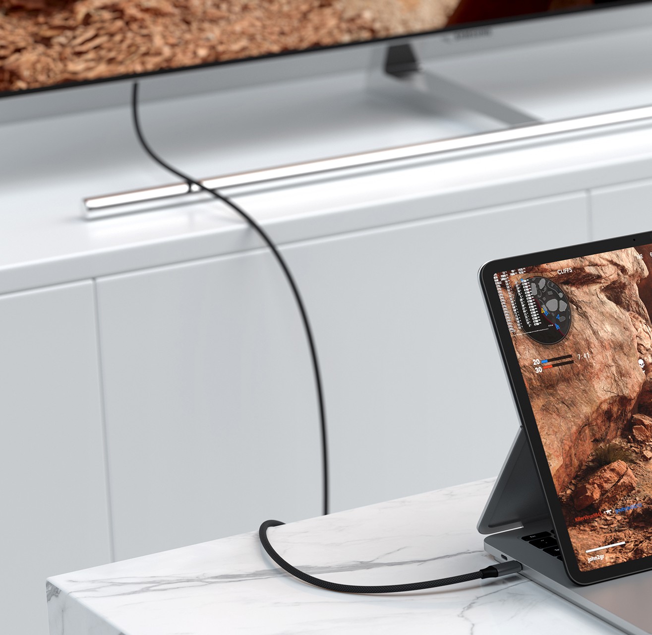 Uniwersalne zastosowanie kabla USB-C – HDMI 2.1 Satechi