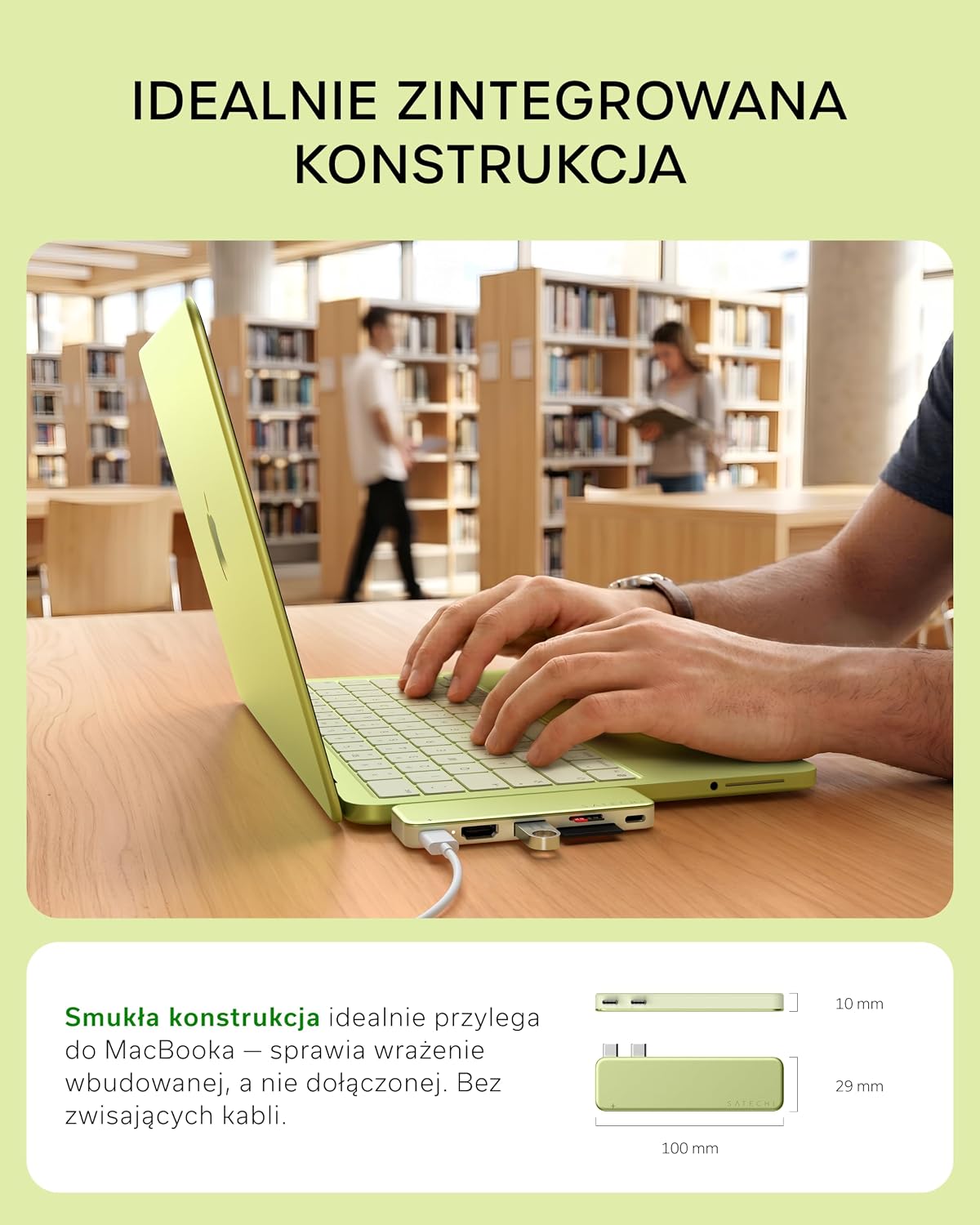 Dlaczego Satechi USB-C Snap Hub wykorzystuje dwa porty USB-C
