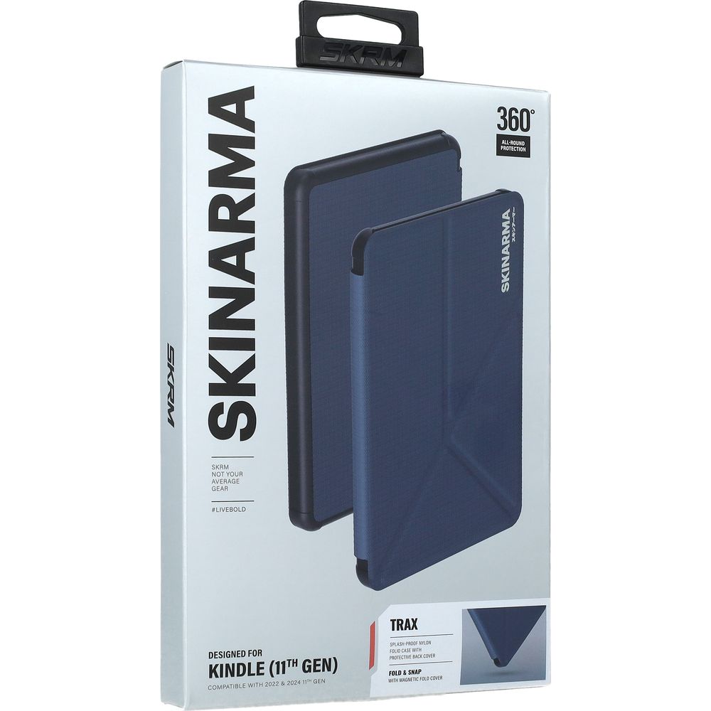 Skinarma Trax, etui ochronne, smukłe, wytrzymałe, funkcjonalne, praktyczne, granatowe