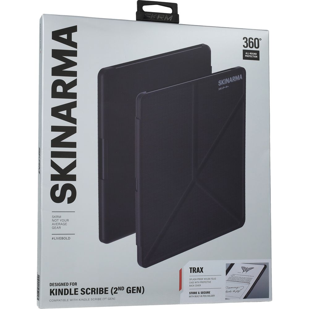 Skinarma Trax, etui ochronne, smukłe, wytrzymałe, funkcjonalne, praktyczne, czarne