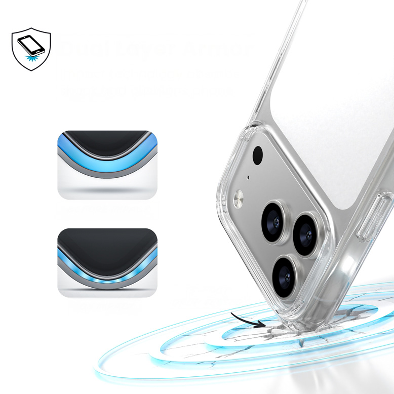 Etui Speck Presidio Perfect-Clear do iPhone 17 Pro, przezroczyste