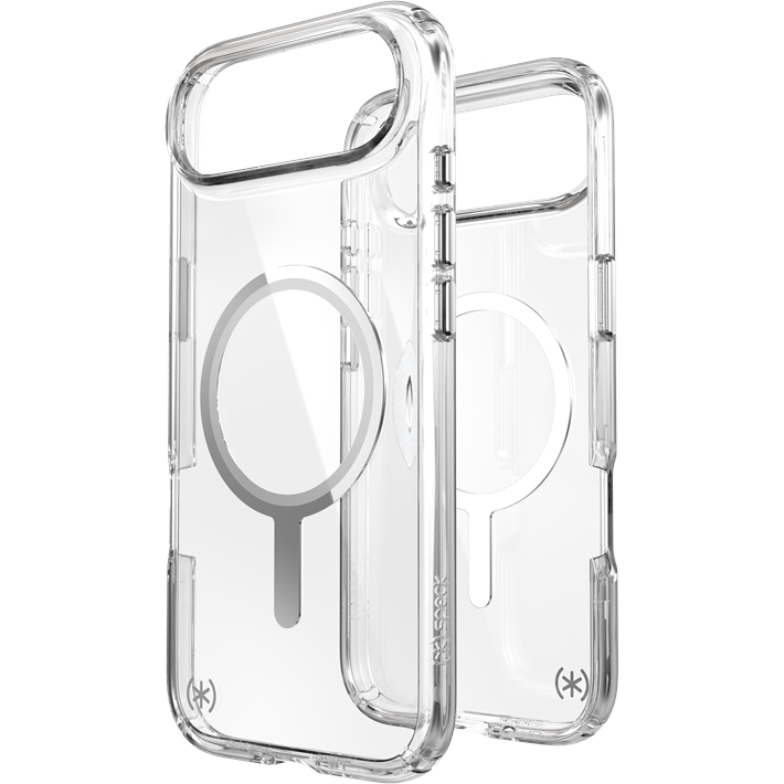 Etui Speck Presidio Perfect-Clear do MagSafe do Apple iPhone Air, przezroczysto-srebrne