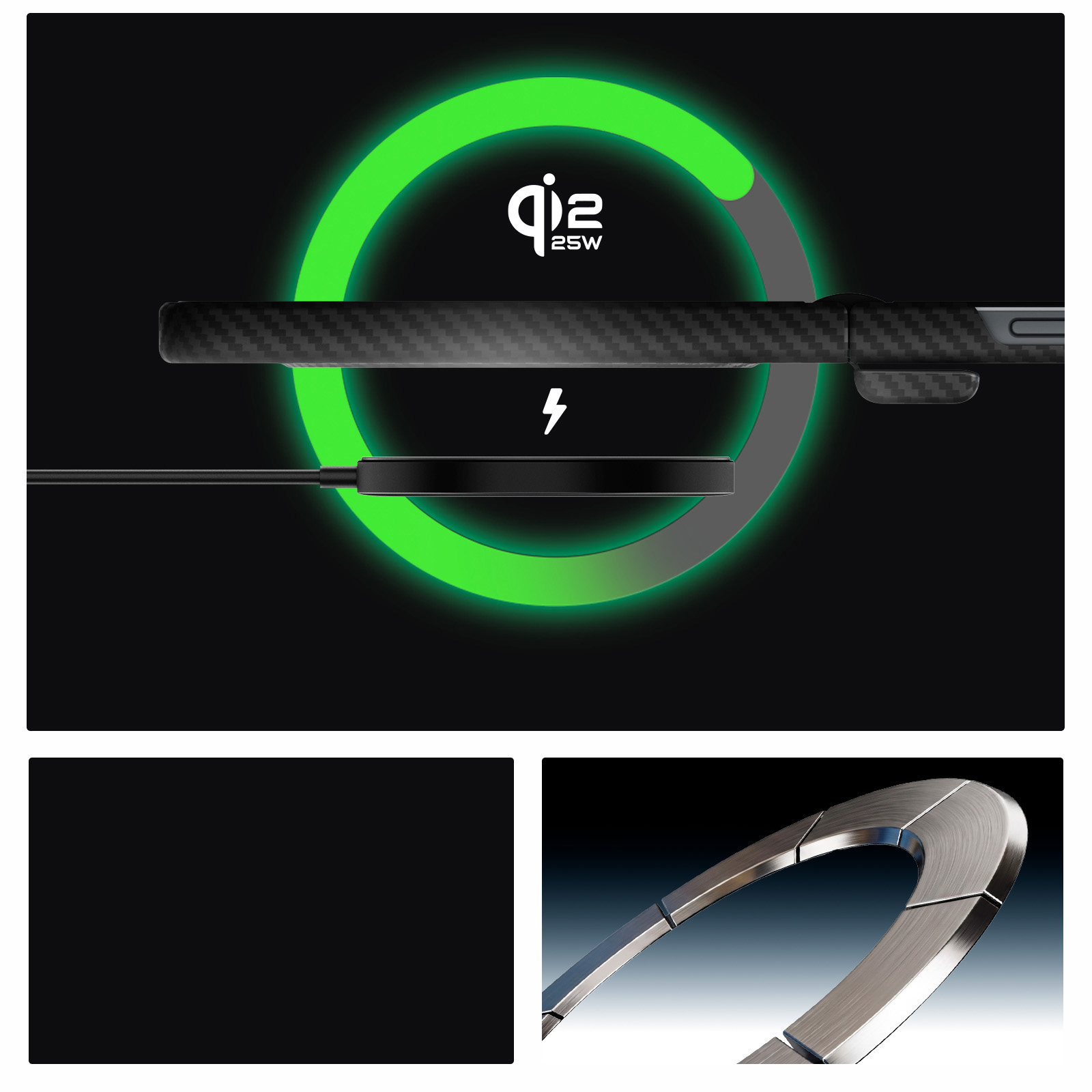 Etui Spigen Air Skin Aramid Mag do Galaxy Z Flip8, czarne