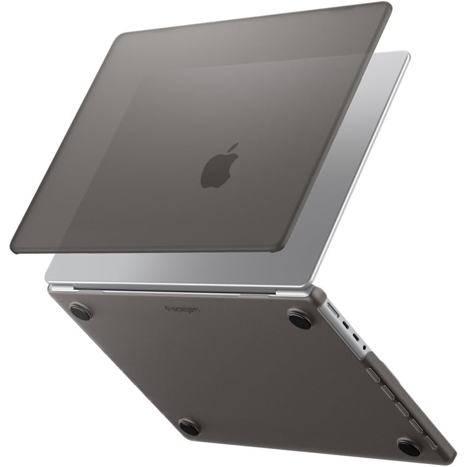Etui Spigen Air Skin dla Apple MacBook Pro 14 2026-2021, przydymione-matowe