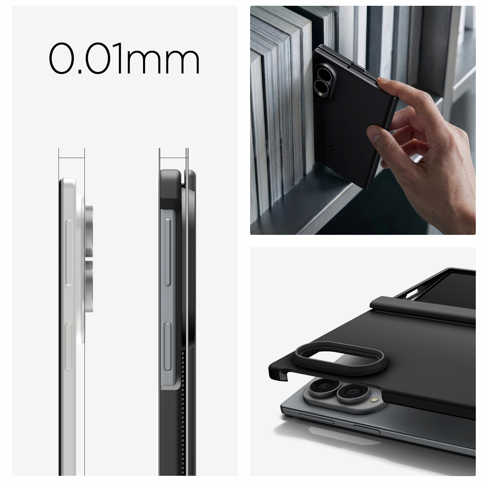 Etui Spigen Air Fit Pro Mag do Galaxy Z Fold8, czarne